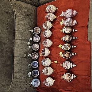 24 Bradford Christmas Ornament porcelain.